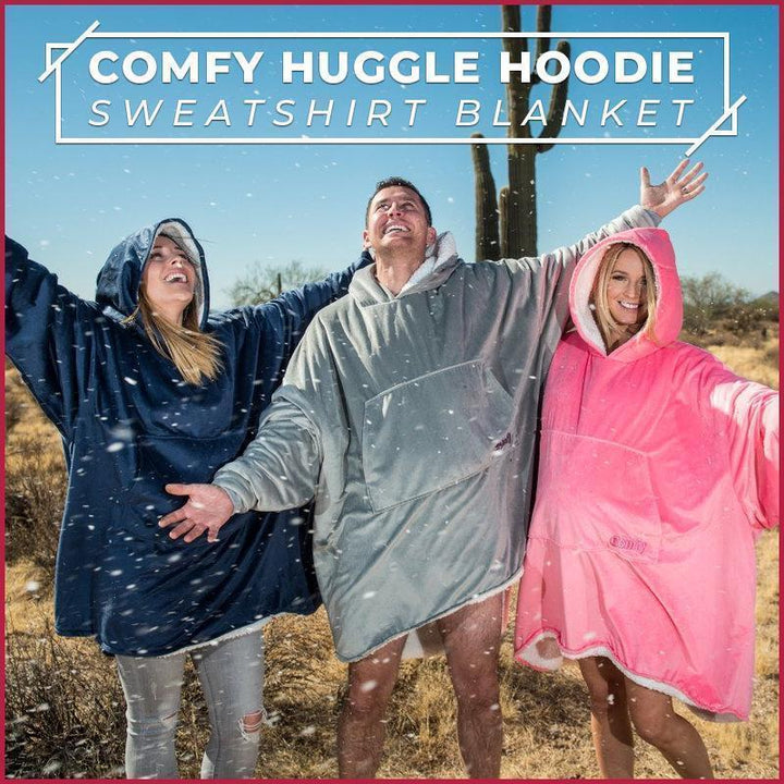 Comfy Huggle Hoodie Blanket - MekMart