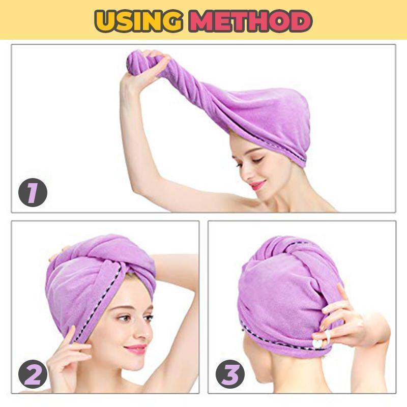 Rapid Drying Hair Towel - MekMart