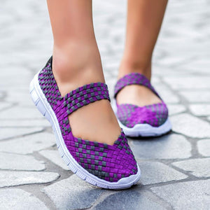 Hand-woven Breathable Women Shoes