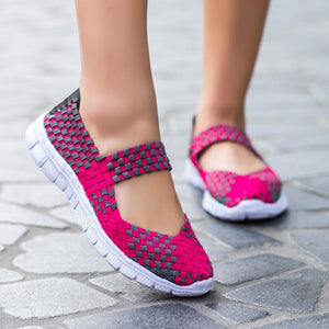 Hand-woven Breathable Women Shoes