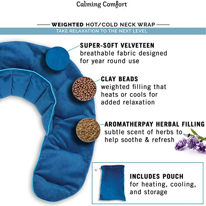 Hot & Cold Weighted Neck Wrap - MekMart