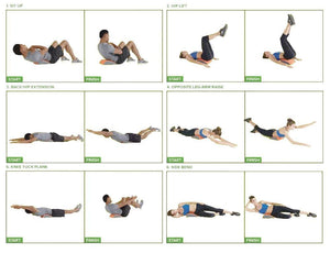 Comfortable Portable Sit-ups Exercise Training Pad - MekMart