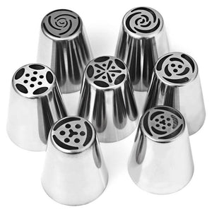 12PC Flower-Shaped Frosting Nozzles Kit