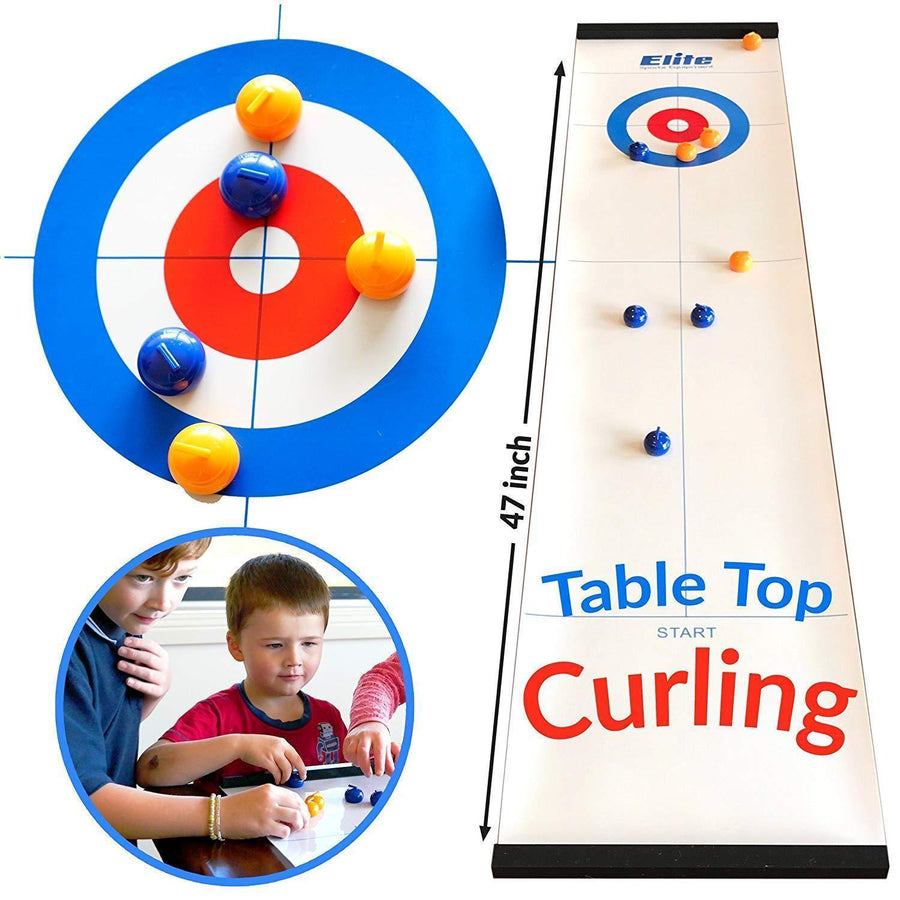 Tabletop Bulls Eye Curling Game - MekMart