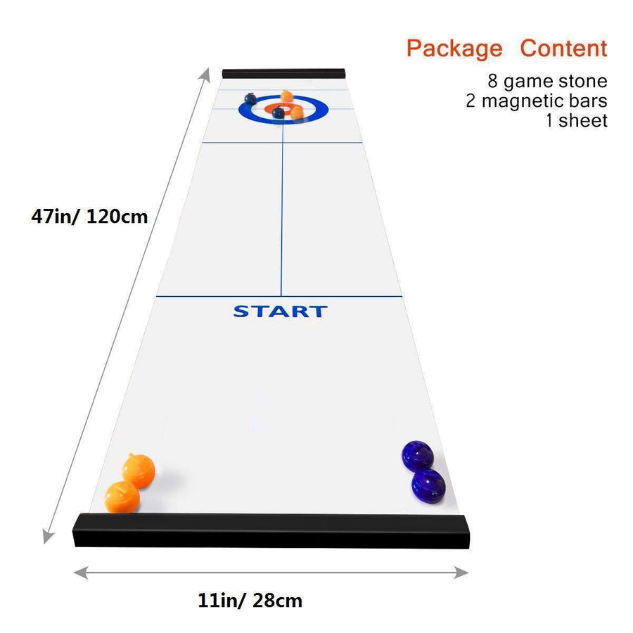 Tabletop Bulls Eye Curling Game - MekMart